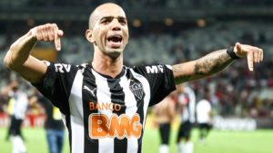 Diego Tardelli durante jogo do Atlético Mineiro