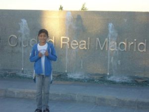 Adson durante treino no Real Madrid