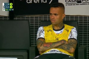 Foto: Reprodução/Globo - Luan sofreu ameaças graves de torcedores do Corinthians.