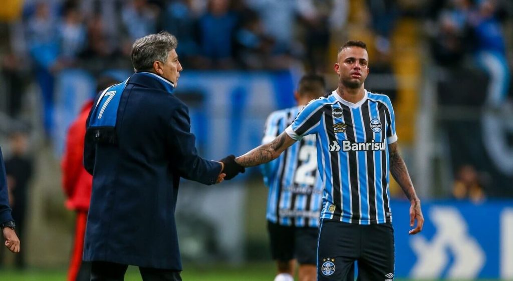 Foto: Lucas Uebel/Grêmio - Luan saiu sem clima no Corinthians.