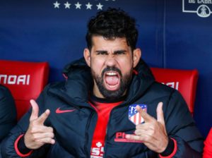 Diego Costa se oferece ao Corinthians, inclusive baixando a pedida salarial. (Foto: Twitter do Atleti)