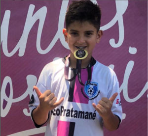 Jovem de 10 anos é contratado pelo Corinthians após polêmica com Palmeiras. (Foto: Reprodução/Instagram)