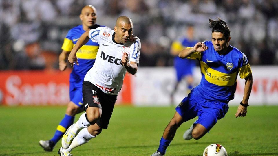 Sheik em Corinthians x Boca em 2012