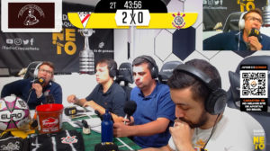 Neto detona participação dos jogadores do Corinthians na estreia da Libertadores. (Foto: Reprodução/Rádio Craque Neto)