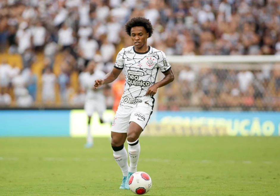 Willian se destaca no Corinthians e lidera time na estreia do Brasileirão. (Foto: Twitter do Corinthians)