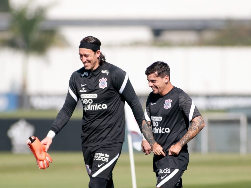 Fagner pode voltar a jogar com Cássio - Foto: Rodrigo Coca/Ag. SCCP.