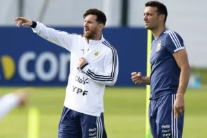 Scaloni e Messi