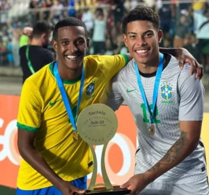 Robert Renan campeão com a Seleção Brasileira