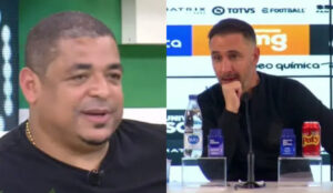 Vampeta e Vítor Pereira