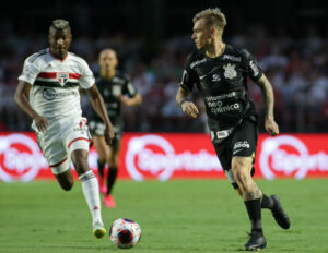 Jogo do Corinthians e São Paulo, no Morumbi