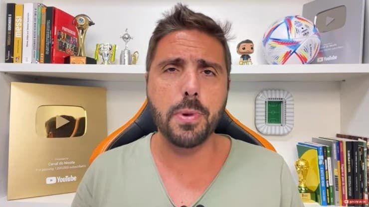 Foto: Reprodução/Youtube - Comunicador trouxe uma informação de bastidores do Corinthians.