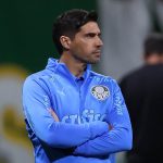 Abel cita o Timão em coletiva. Foto: Cesar Greco/Palmeiras