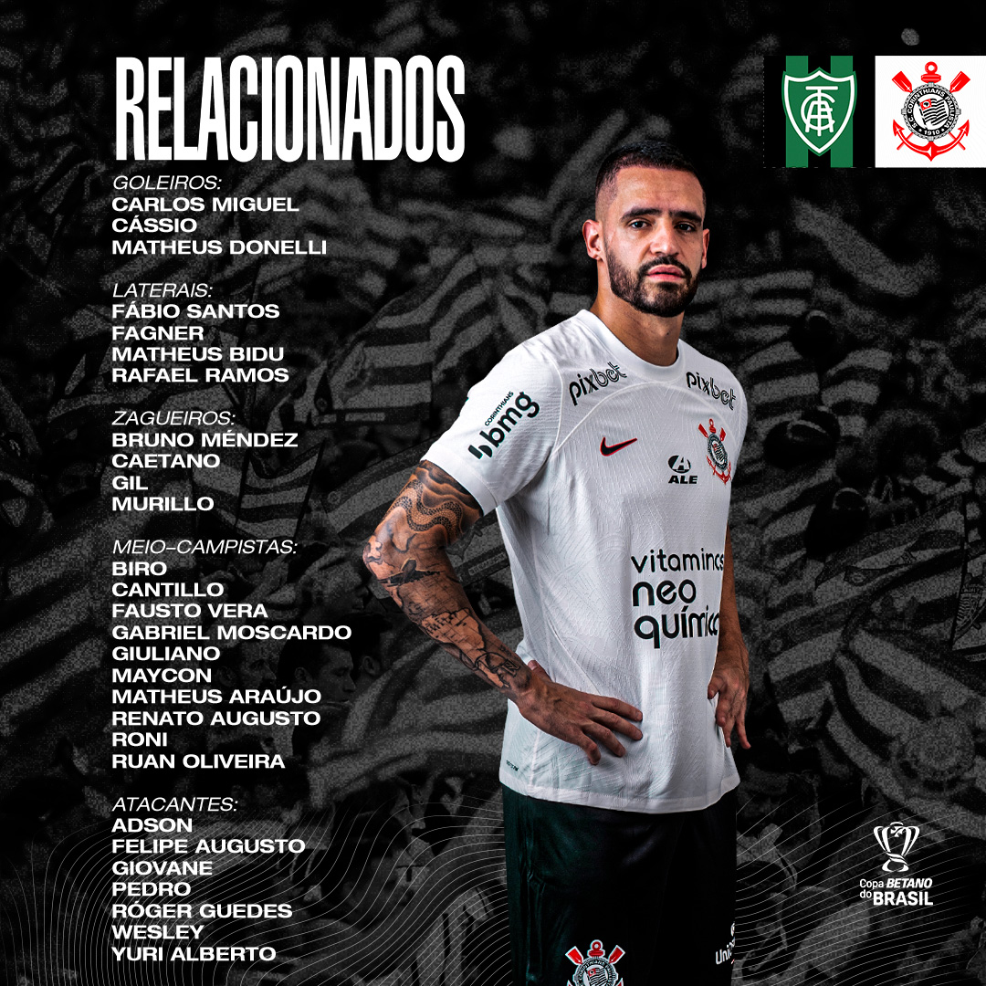 Renato Augusto De Volta Corinthians Divulga Lista De Relacionados Para Jogo Contra O América Mg 7409