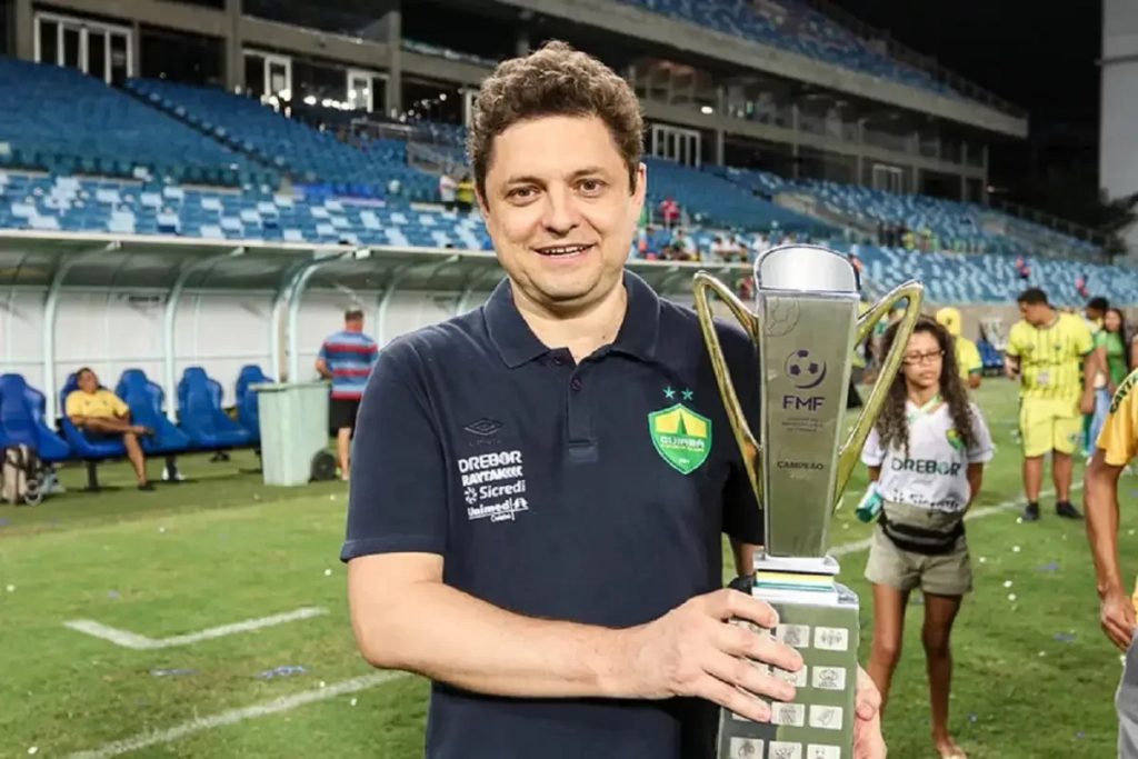 Cristiano Dresch discordou do medalhão do Corinthians - Foto: AssCom Dourado/Cuiabá/Divulgação.