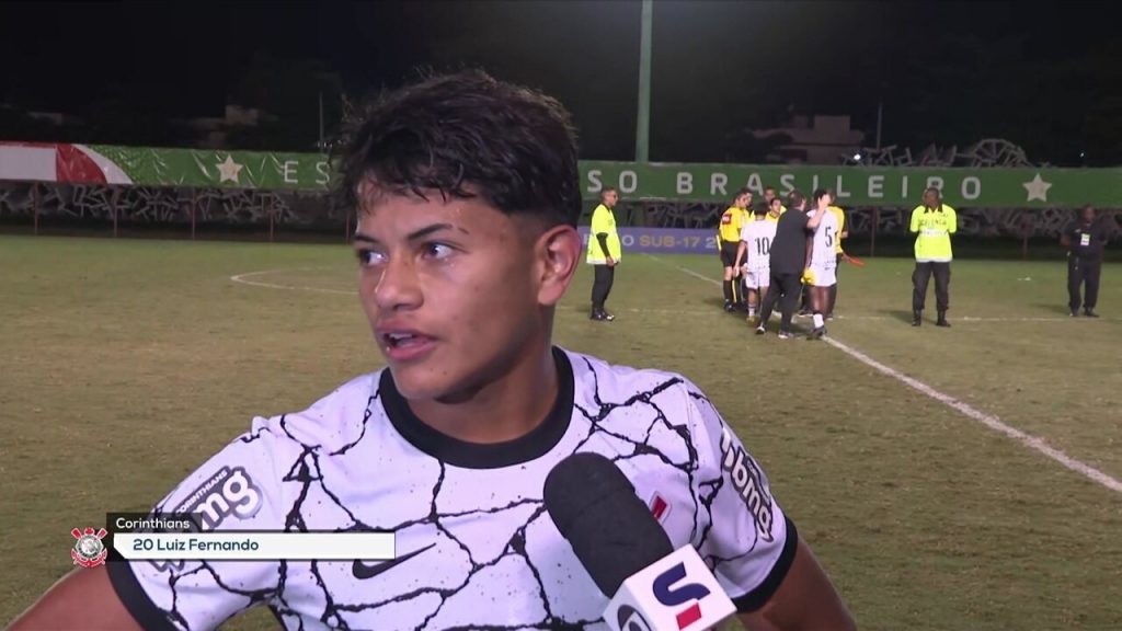 Foto: Reprodução: Cria do Corinthians agora tem contrato profissional.