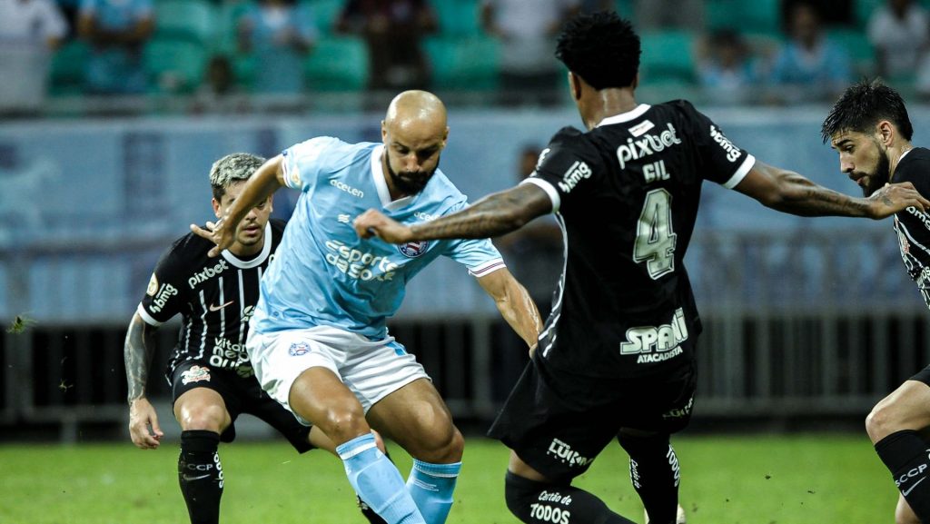Corinthians e Bahia se enfrentam - Foto: Jhony Pinho/AGIF