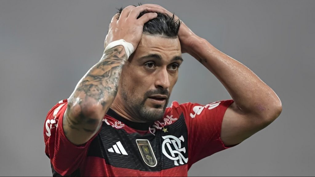 Sem Arrascaeta, Flamengo pode contratar antigo sonho do Corinthians. Foto: Thiago Ribeiro/AGIF.