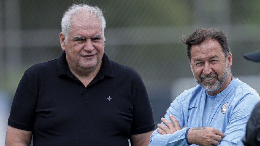 Augusto Melo e Rubão seguem buscando novos acordos para o Corinthians. Foto: Rodrigo Coca/Agência Corinthians.