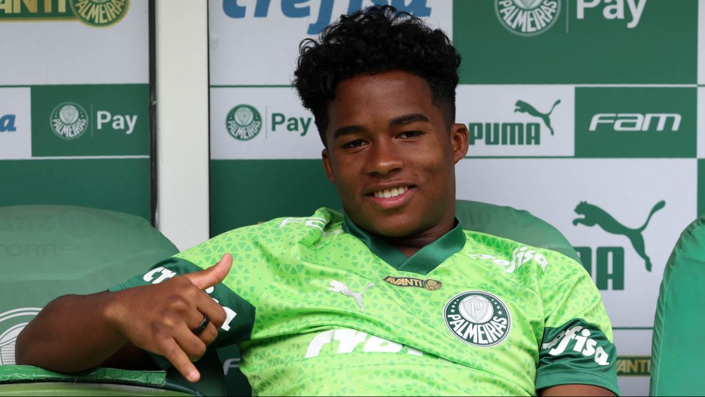 Endrick pode ‘atrapalhar’ o Corinthians - Foto: Cesar Greco/Palmeiras.