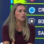 Ana Thaís opinou sobre o jogo do Corinthians - Foto: Reprodução/SporTV.