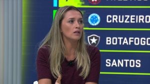 Ana Thaís opinou sobre o Corinthians - Foto: Reprodução/SporTV.