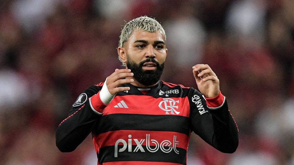 Gabigol pode deixar o Flamengo. Foto: Thiago Ribeiro/AGIF