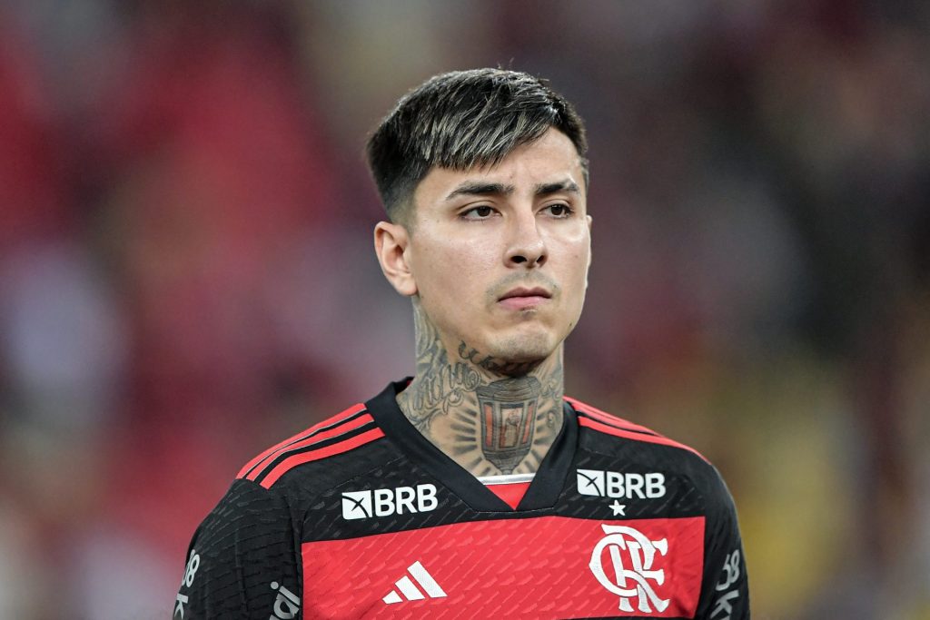 Pulgar, do Flamengo, esteve envolvido - Foto: Thiago Ribeiro/AGIF.