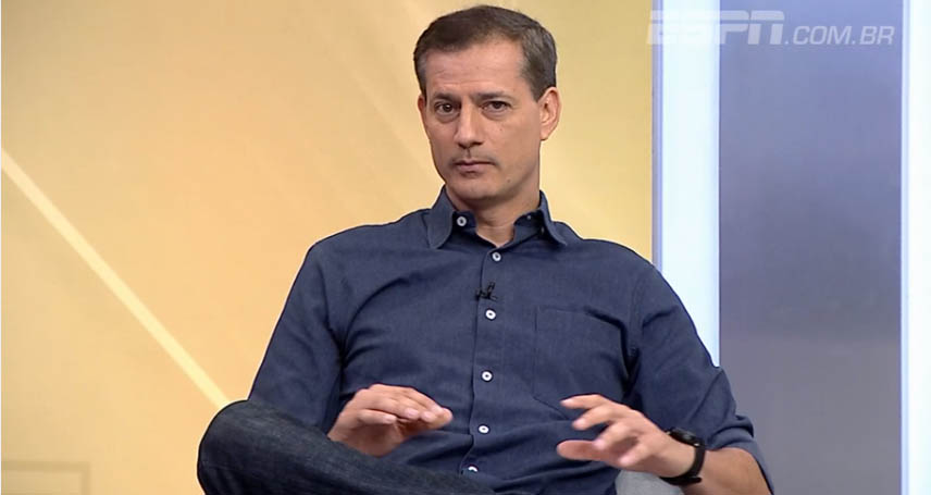 Sálvio Spínola criticou a arbitragem - Foto: Reprodução/ESPN.
