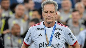 Presidente esquentou o clima para Corinthians x Flamengo - Foto: Thiago Ribeiro/AGIF.