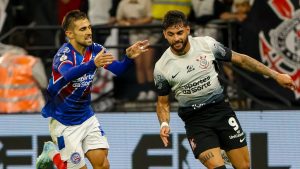 Corinthians deu show no último jogo contra o Bahia - Foto: Joisel Amaral/AGIF.
