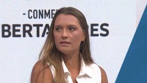 Ana Thaís não poupou críticas ao setor do Corinthians - Foto: Reprodução/SporTV.
