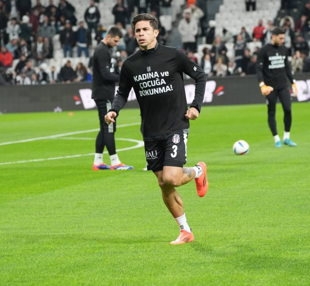 Foto: Reprodução/ Besiktas - Gabriel Paulista revelou seu sonho.