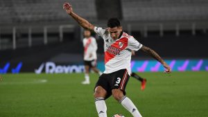 Foto: Reprodução/River Plate - Fabrizio Angileri fechou com o Corinthians.