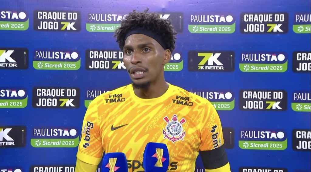 Foto: Reprodução/TNT Sports - Hugo Souza fez críticas ao Corinthians.