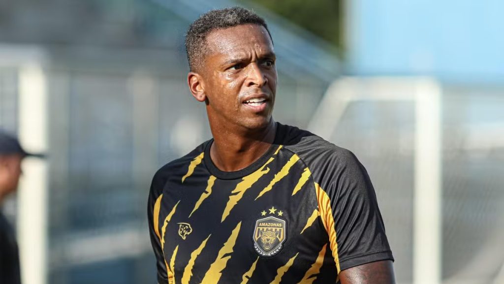 Jô, ex-Corinthians, fracassou em 2024 - Foto: João Normando/Amazonas FC.
