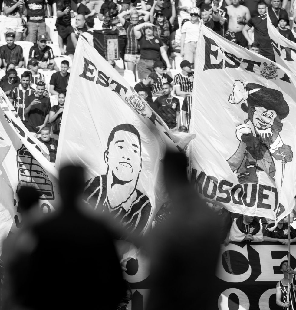 Festa de 114 anos contou com as bandeiras de ídolos do clube - Foto: Rodrigo Coca/Agência Corinthians