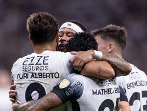 Elenco do Corinthians. Foto: Agência Corinthians