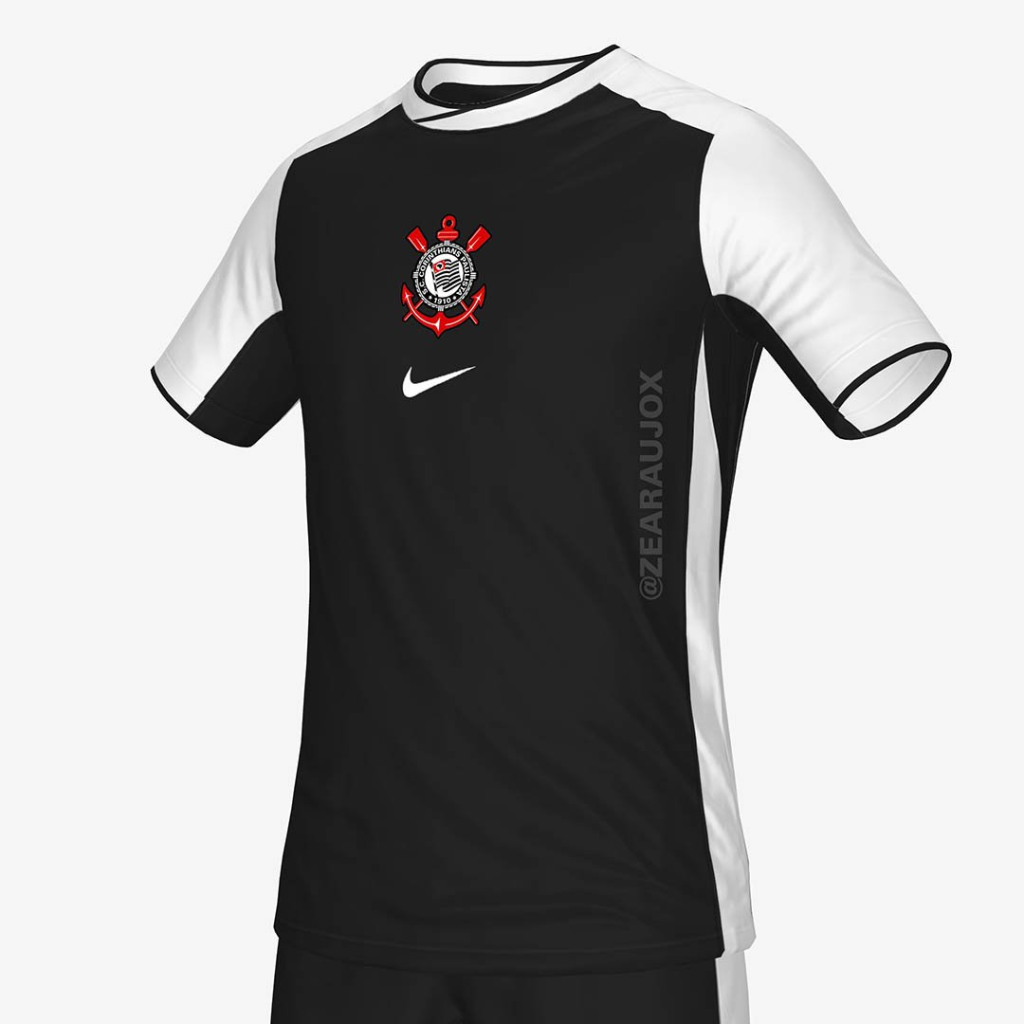 Imagens da nova camisa do Corinthians - Foto: Footy Headlines