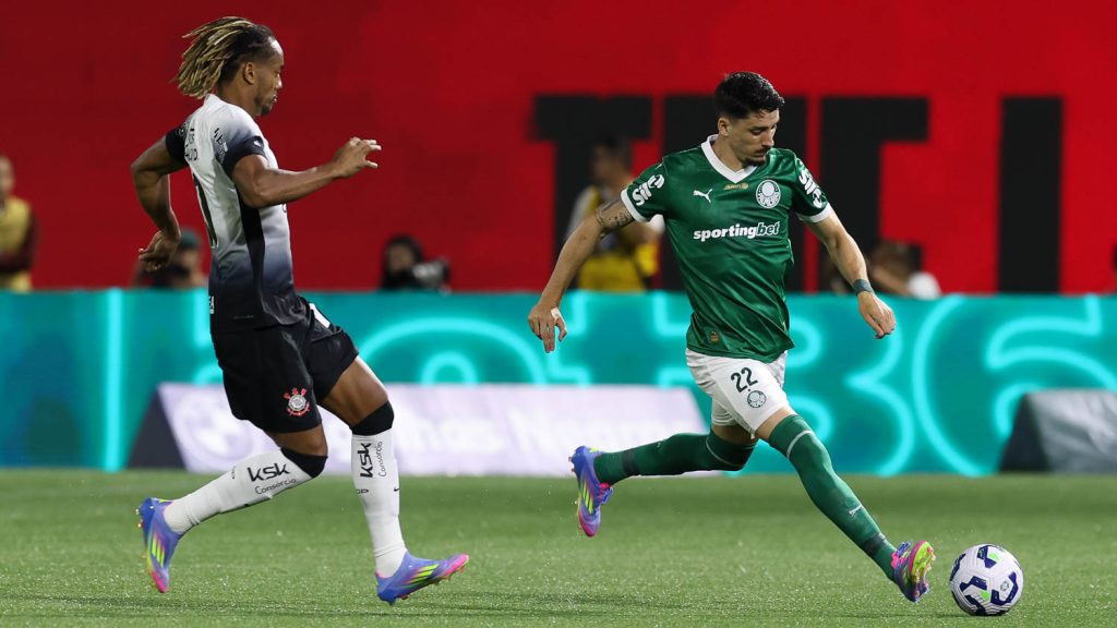 Palmeiras x Corinthians. Foto: Cesar Greco/Palmeiras