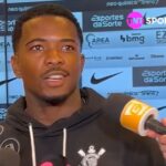 Cacá, defensor do Corinthians em entrevista pós jogo. Foto: TNT Sports