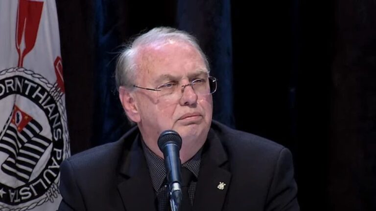 Osmar Stabille é o presidente do Corinthians. Foto: Reprodução.