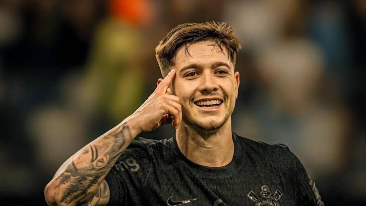 Garro em ação com a camisa do Corinthians. Foto: Divulgação.