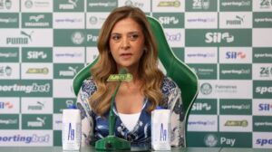 Leila Pereira é a presidenta do Palmeiras. fOTO: Cesar Grecco.