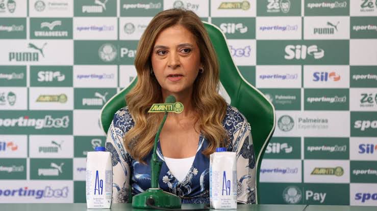 Leila Pereira é a presidenta do Palmeiras. fOTO: Cesar Grecco.
