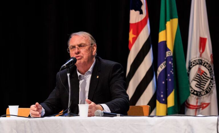Osmar Stabille é o presidente do Corinthians. Foto: Reprodução.