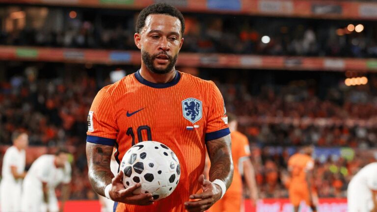 Memphis Depay brilha em atuação pela Holanda. Foto: Reprodução.