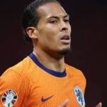 Van Dijk em ação pela Holanda; Foto: Reprodução.