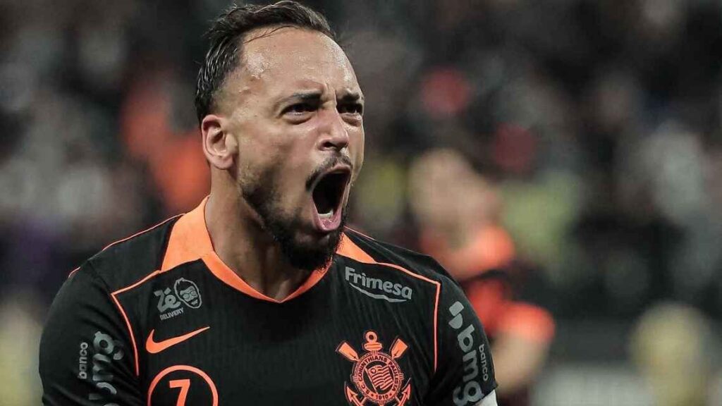 Maycon em ação com a camisa do Corinthians. Foto Andre Pera/ Photo Press/ Gazeta Press