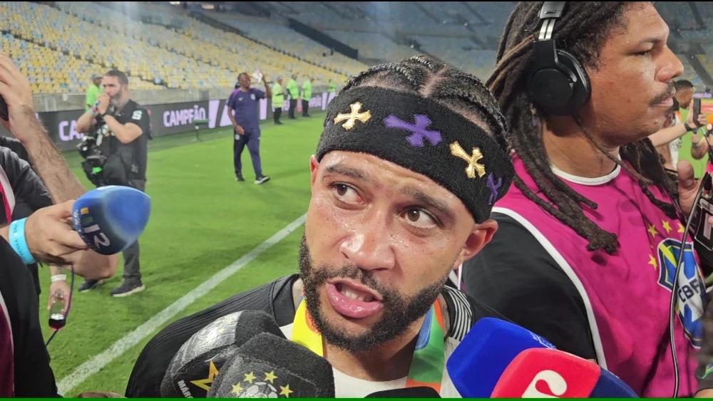 Corinthians foi Campeão da Copa do Brasil com gol de Memphis Depay, Foto: Reprodução.