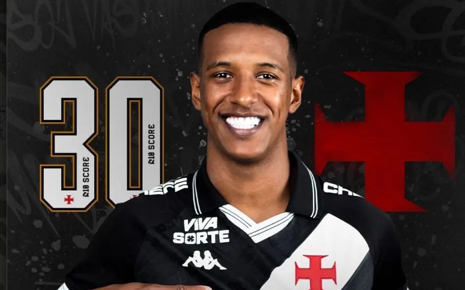 Robert Renan, jogador destaque do Vasco. Foto: Reprodução.
